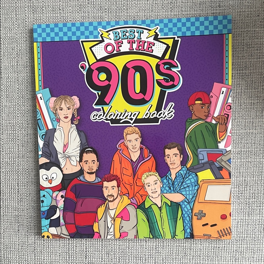 New Best of the 90s Coloring Book